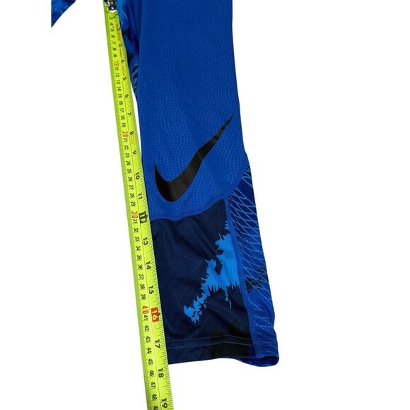 Nike Pro Hypercool Compression Pants Blue Camo Print Men’s Size Medium - Picture 4 of 5
